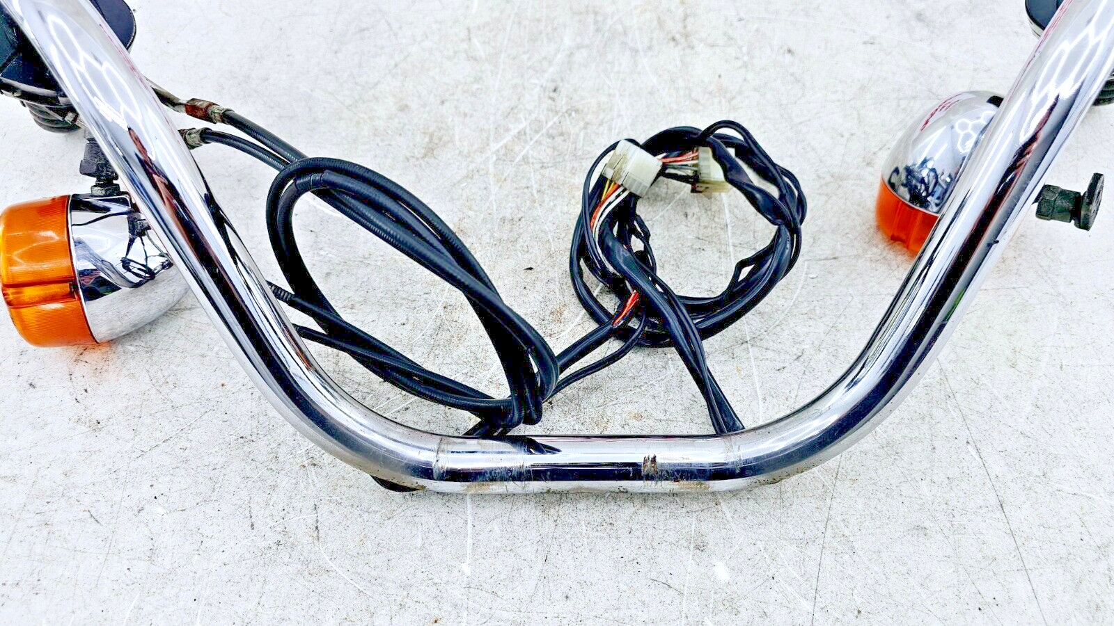 1995 HARLEY DYNA CONVERTIBLE Handlebar Control Switch Housing Grips +Turn Signal