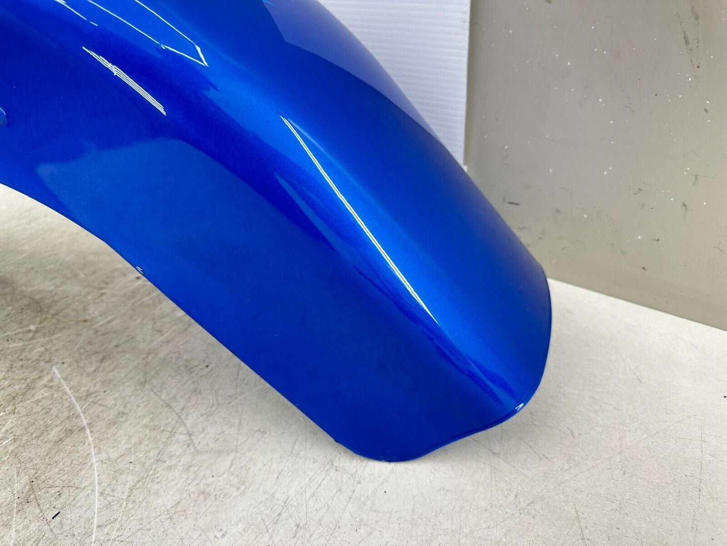 2007 Harley Electra Glide CVO OEM HD Front Fender Lightning Blue Midnight Pearl