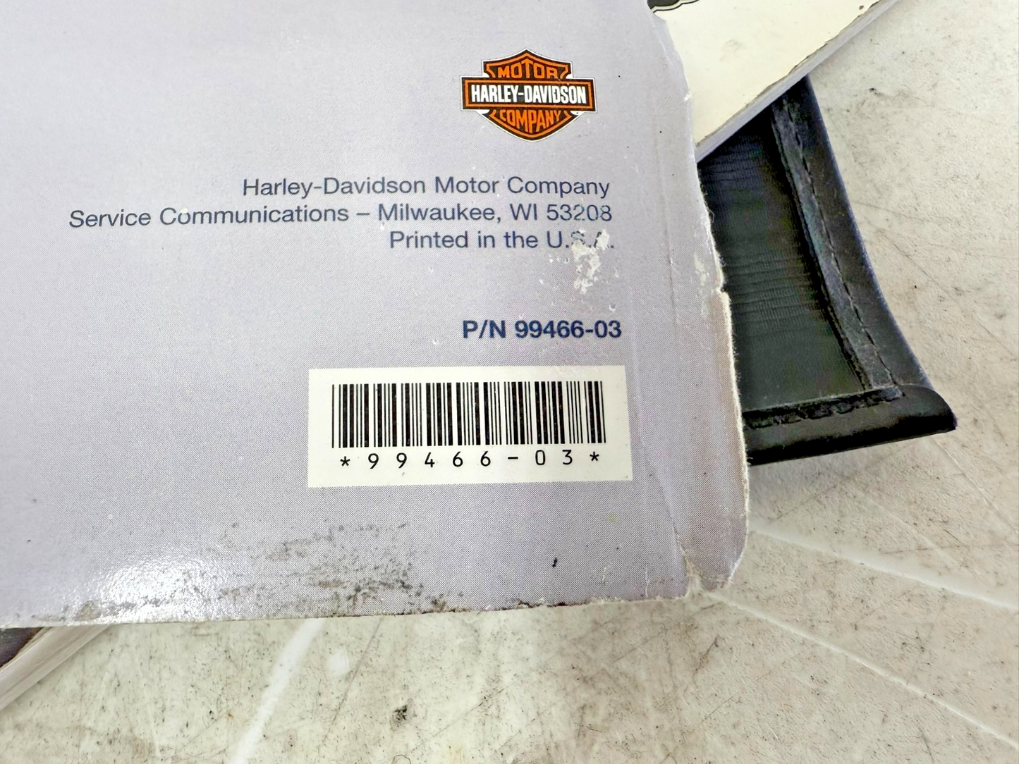 2003 HARLEY ELECTRA GLIDE Owner's Manual Touring Models Booklet w/ Case Cover