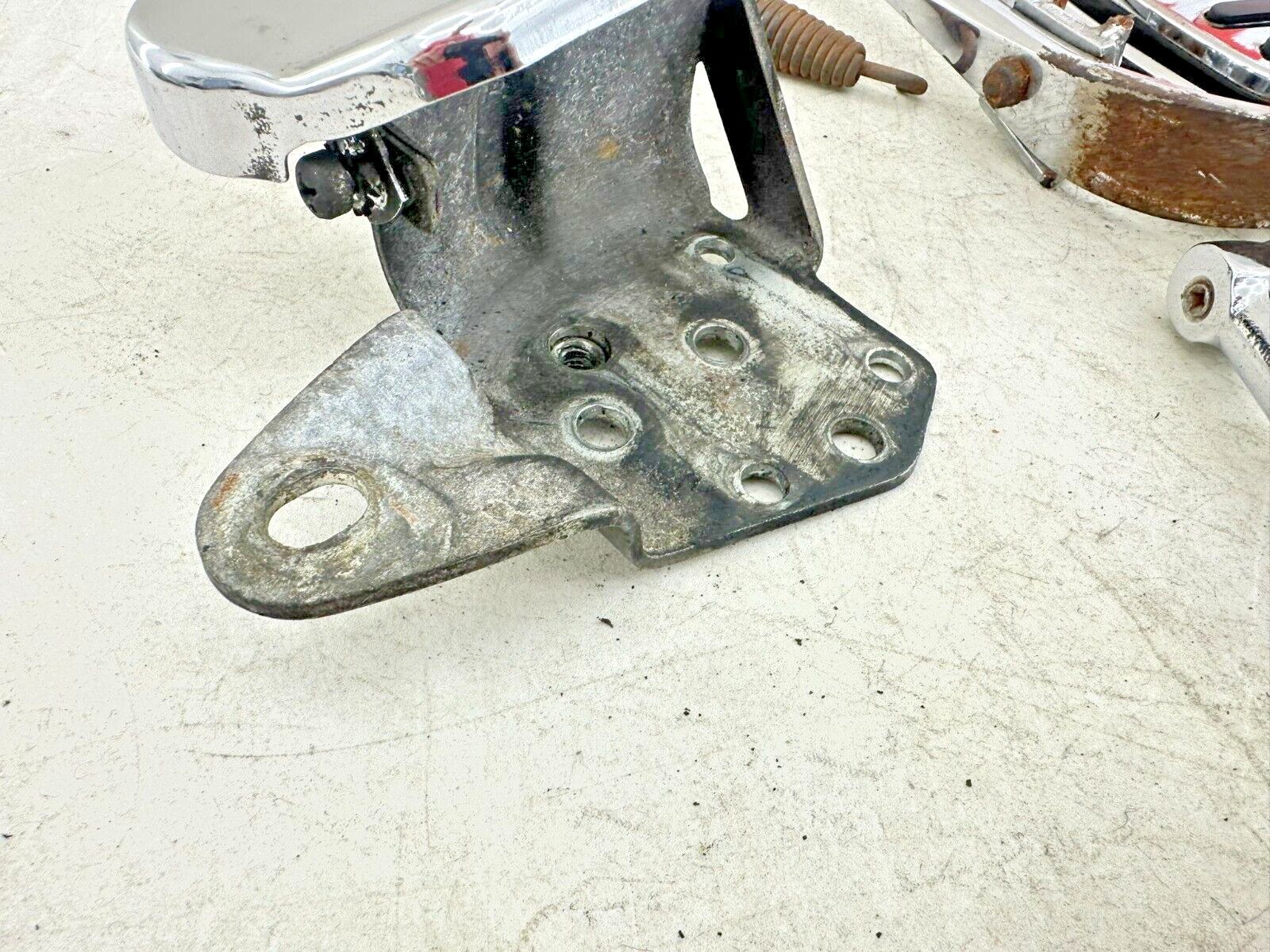 1995 HARLEY SOFTAIL OEM HD Driver Floorboards Footrest Heel Toe Shifter Brake