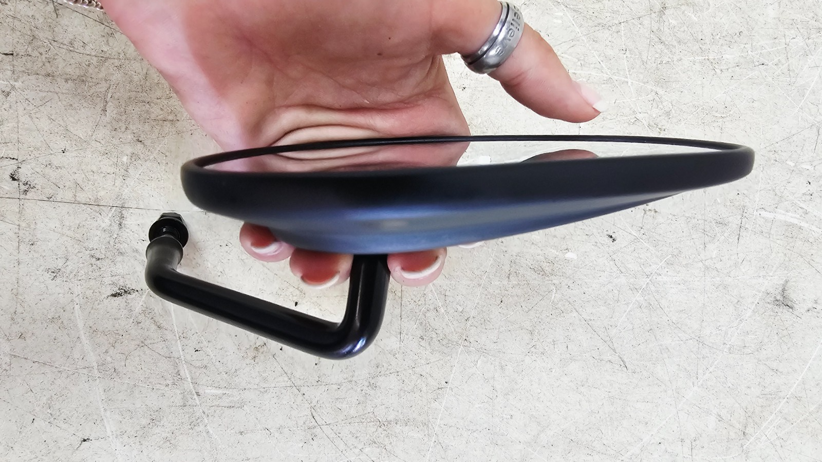 1993 HARLEY SOFTAIL Right Left Mirror Rear View Mirrors Black