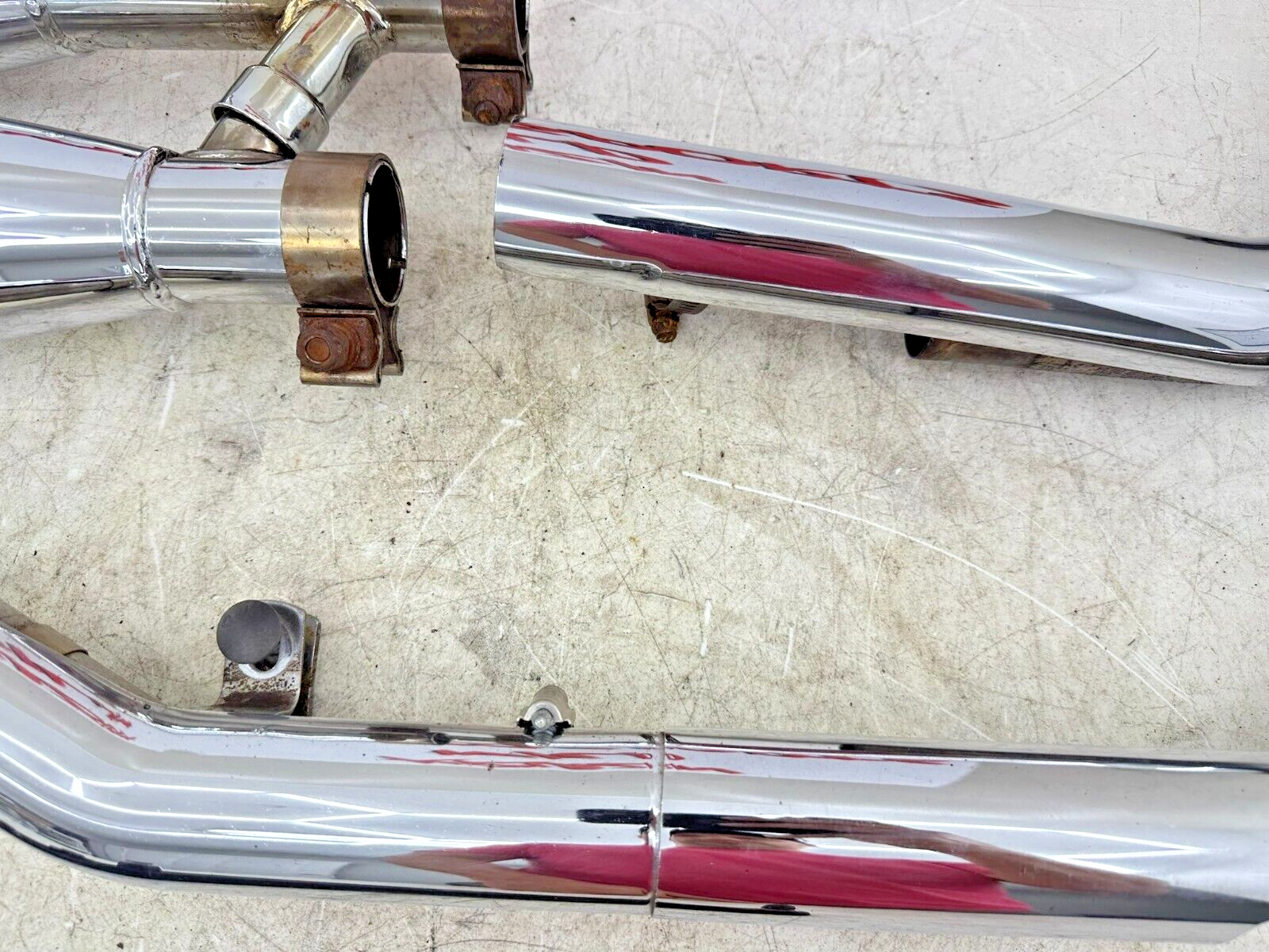 2002 HARLEY SOFTAIL Cobra Exhaust System Header + Muffler