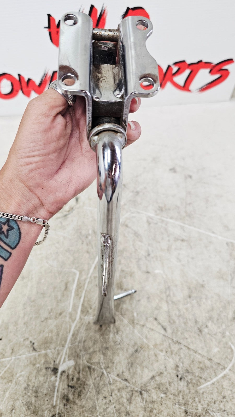 1999 HARLEY SOFTAIL Chome  Kickstand Jiffy Kick Side Stand