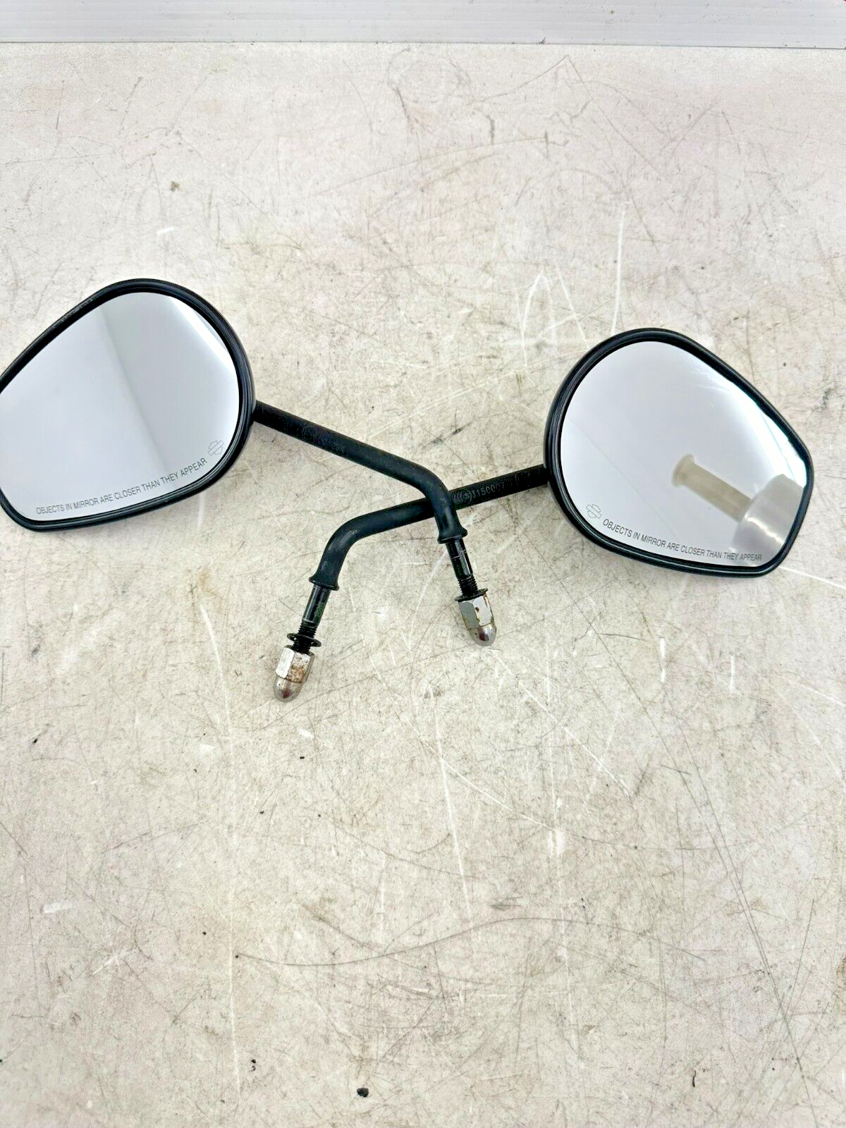 1997 HARLEY SPORTSTER OEM HD Black Mirrors Right Left