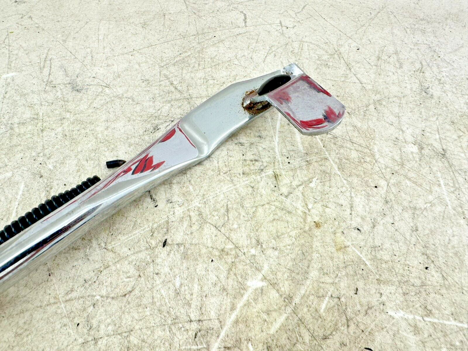 2006 HARLEY SOFTAIL DELUXE OEM HD Chrome Kickstand Kick Side Stand