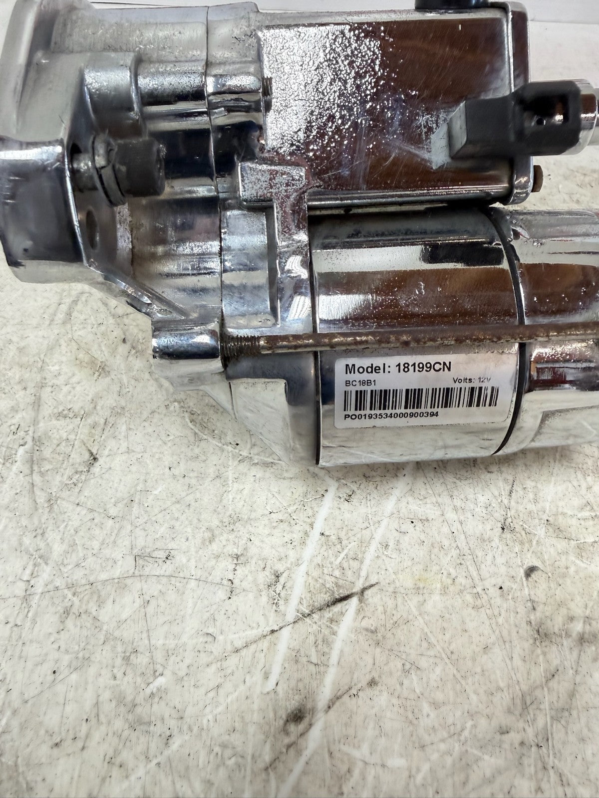 1995 HARLEY FLH ELECTRA GLIDE Engine Starter Motor Chrome
