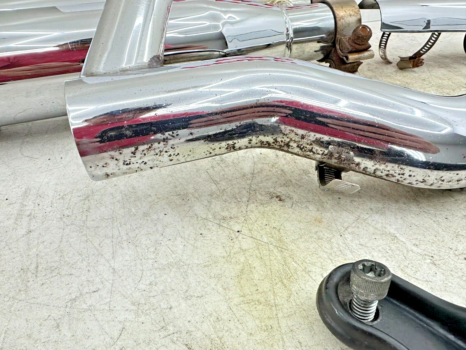 2002 HARLEY SOFTAIL Cobra Exhaust System Header + Muffler