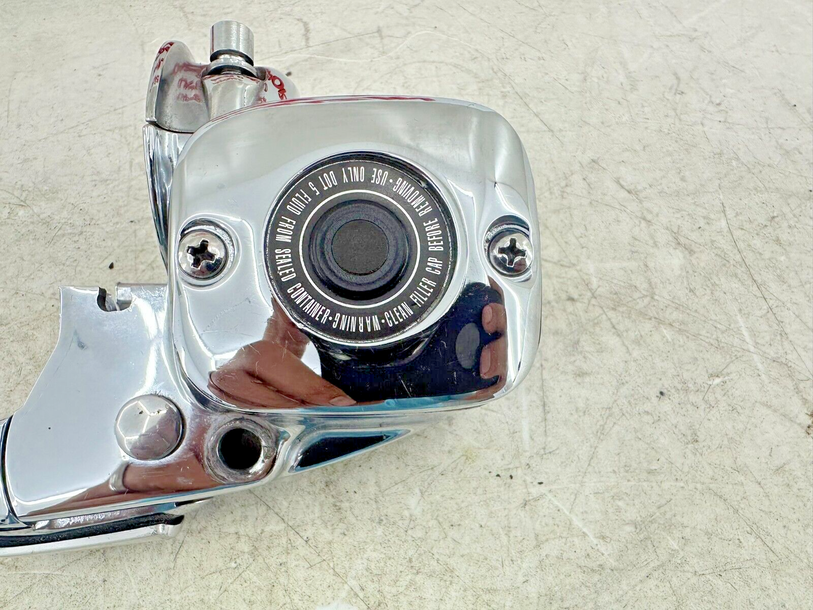 2000 UP HARLEY SOFTAIL Chrome Front Brake Master Cylinder 9/16