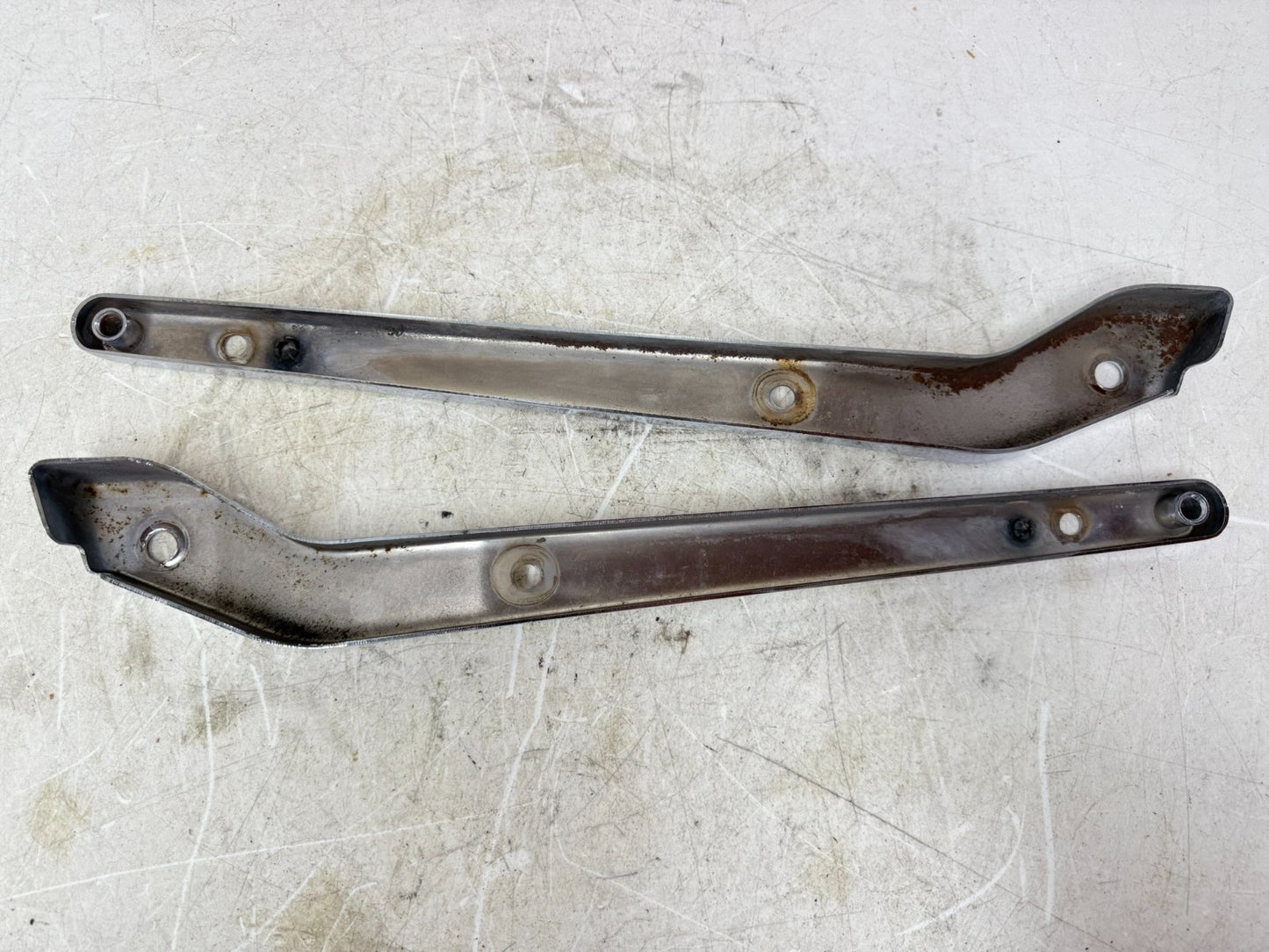 2003 HARLEY DYNA WIDE GLIDE Rear Fender Frame Chrome Strut Arm Bars