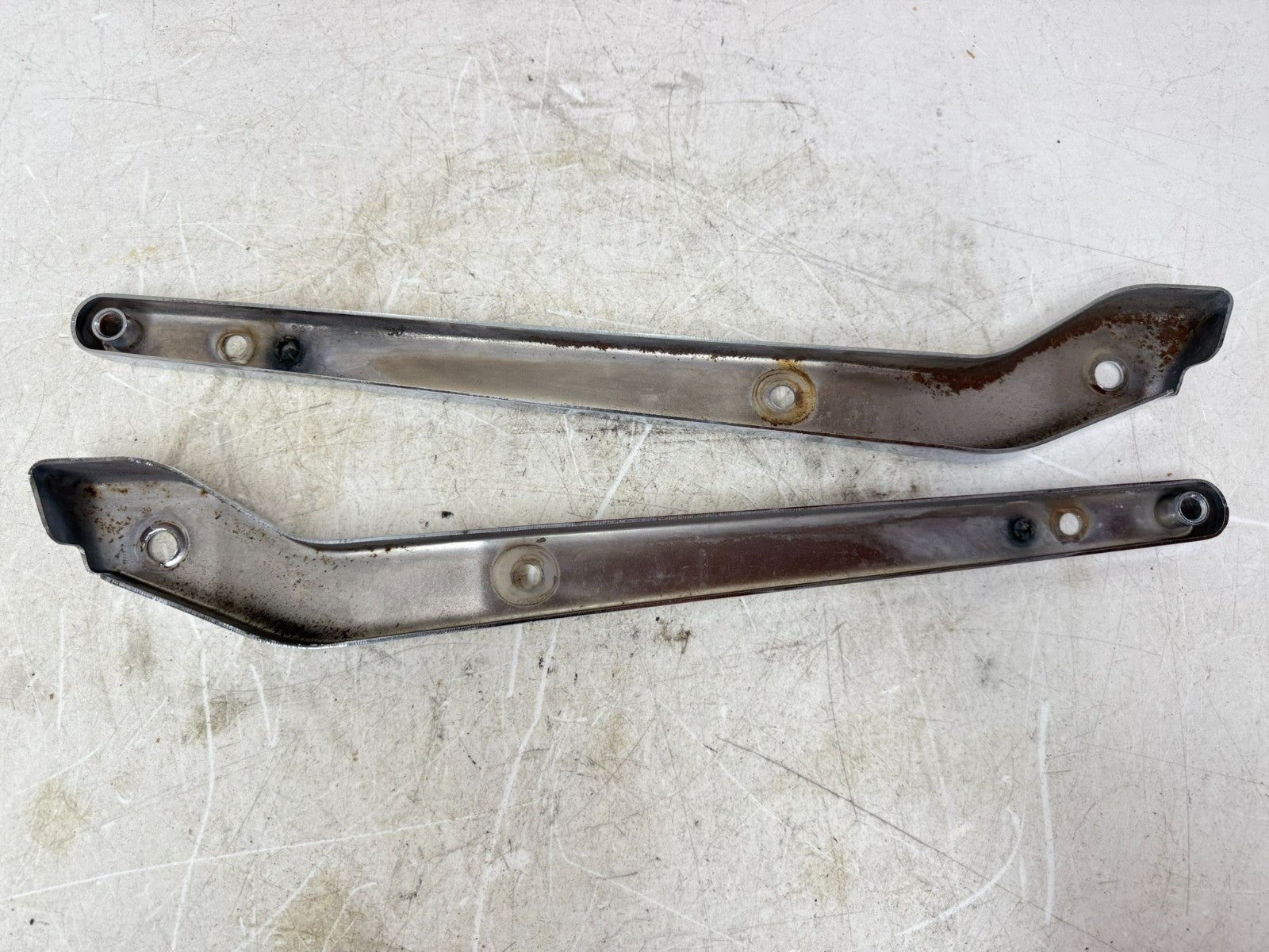 2003 HARLEY DYNA WIDE GLIDE Rear Fender Frame Chrome Strut Arm Bars