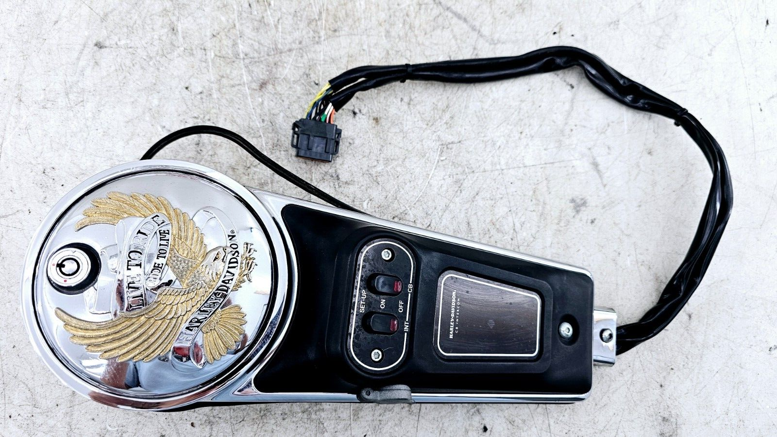 1998 HARLEY FLH ELECTRA GLIDE Gas Tank Console Dashboard Dash w/ Cap Lid Live To