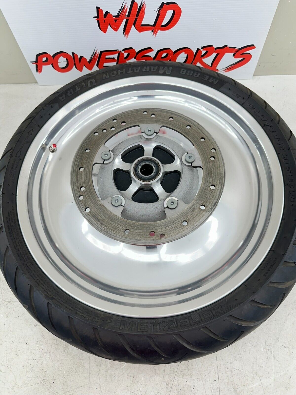 2003 Harley Davidson V Rod VRSCA 19x3 Solid Front Wheel Rim Brake Rotors