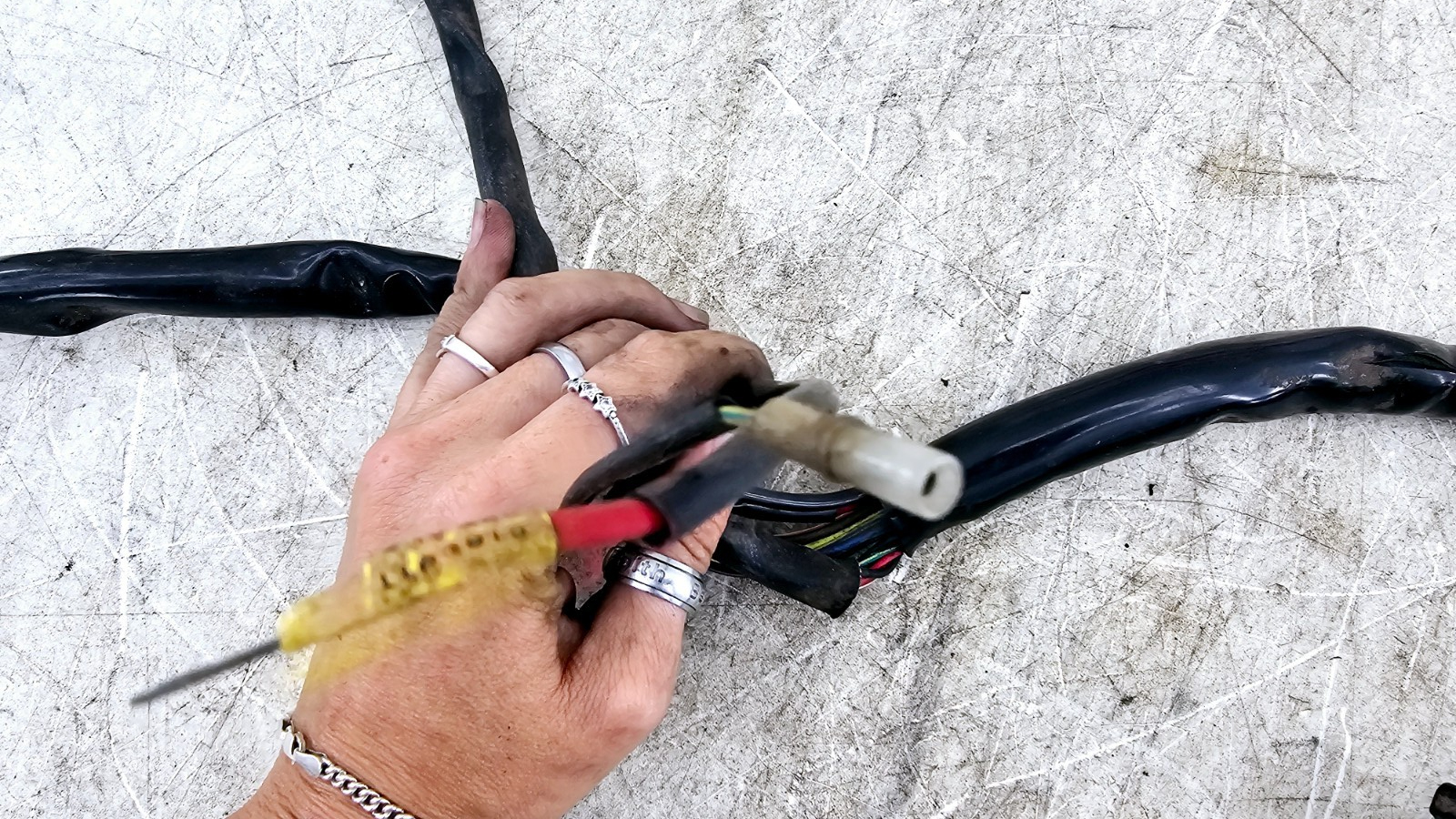 1997 HARLEY ELECTRA GLIDE EFI Fuel injection Wire Wiring Harness Loom