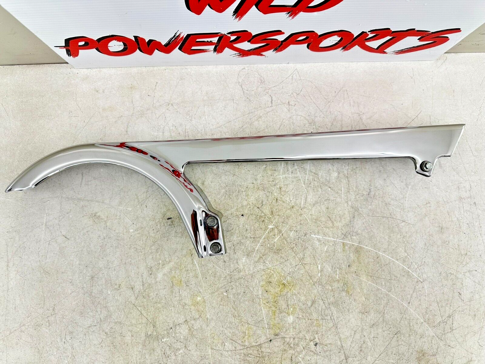 2005 Victory Kingpin Chrome Upper Belt Cover Guard