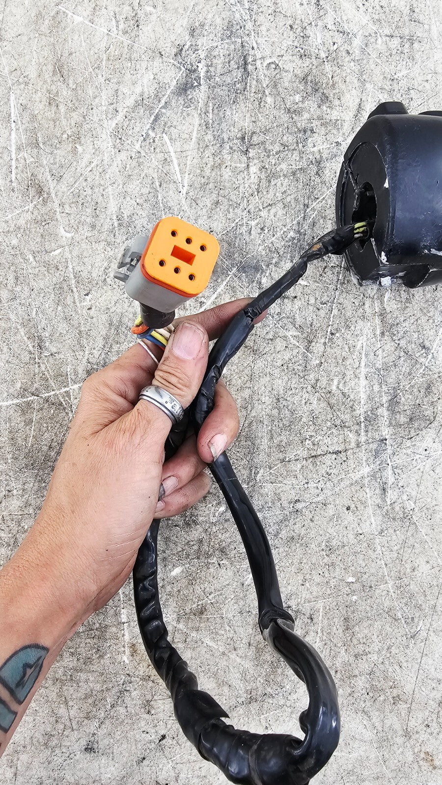 2000 Harley Davidson Sportster Left Handlebar Switch Housing Button Control Grip