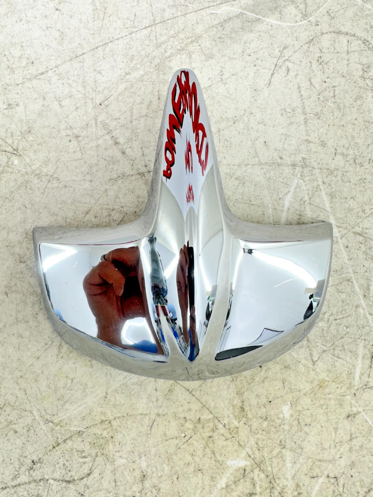 1999 HONDA VALKYRIE INTERSTATE OEM Chrome Front Fender Trim Tip Accent
