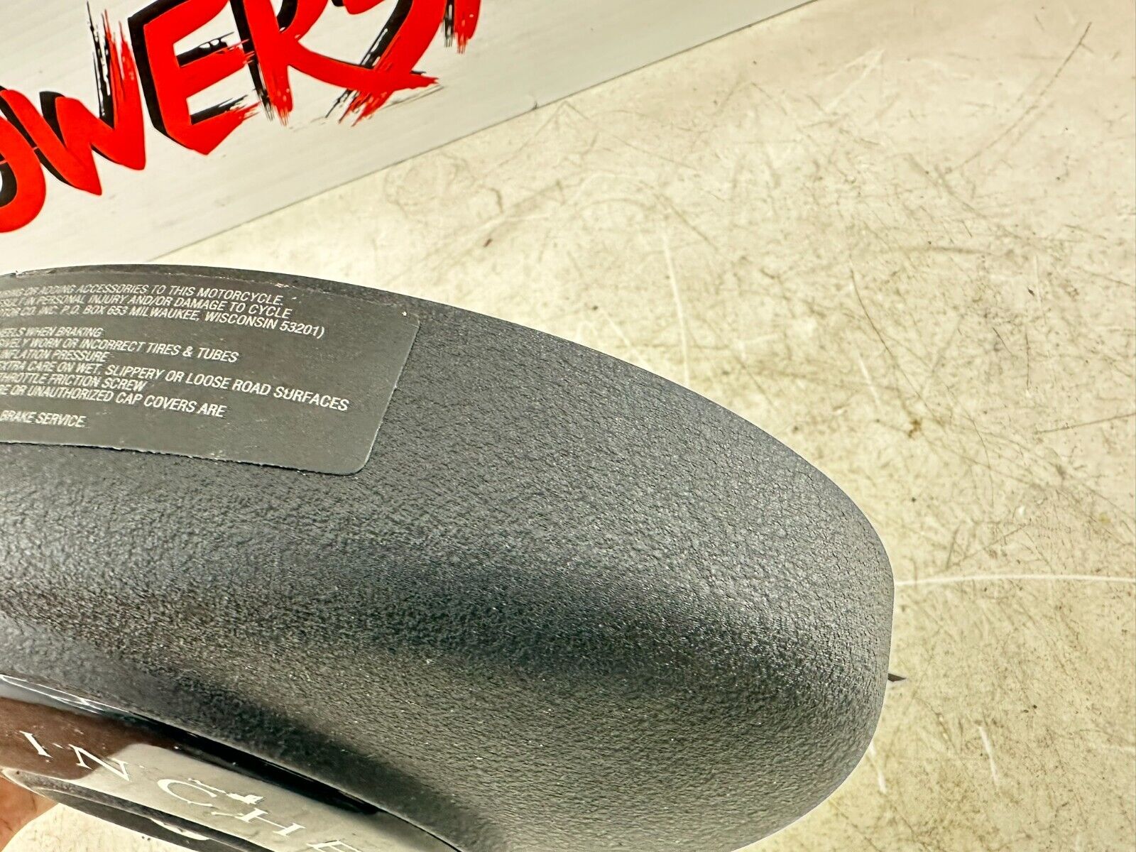 2000 UP HARLEY SOFTAIL Wrinkle Black Outer Air Filter Cover