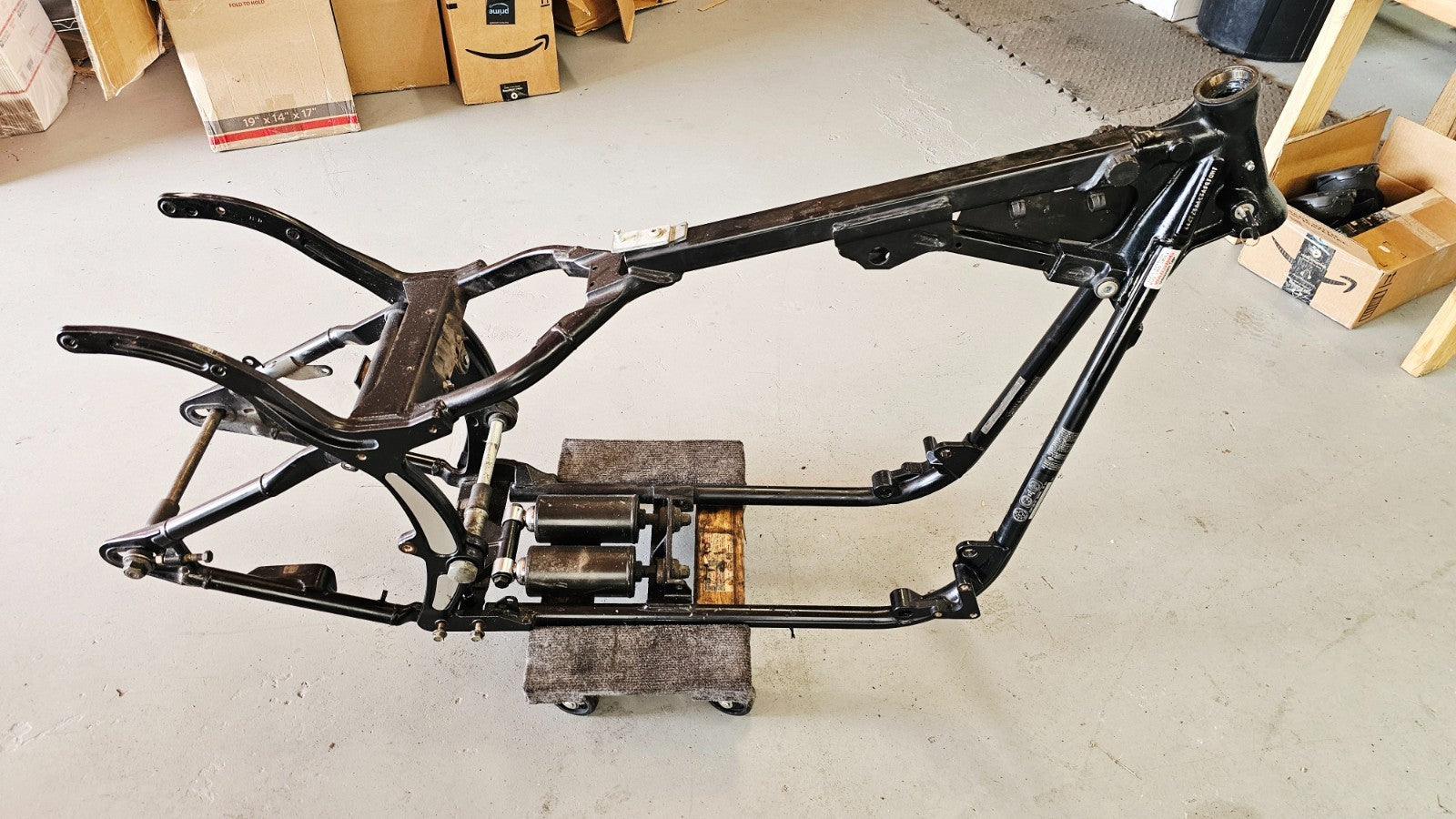 2000 HARLEY SOFTAIL DEUCE Main Frame Chassis Straight