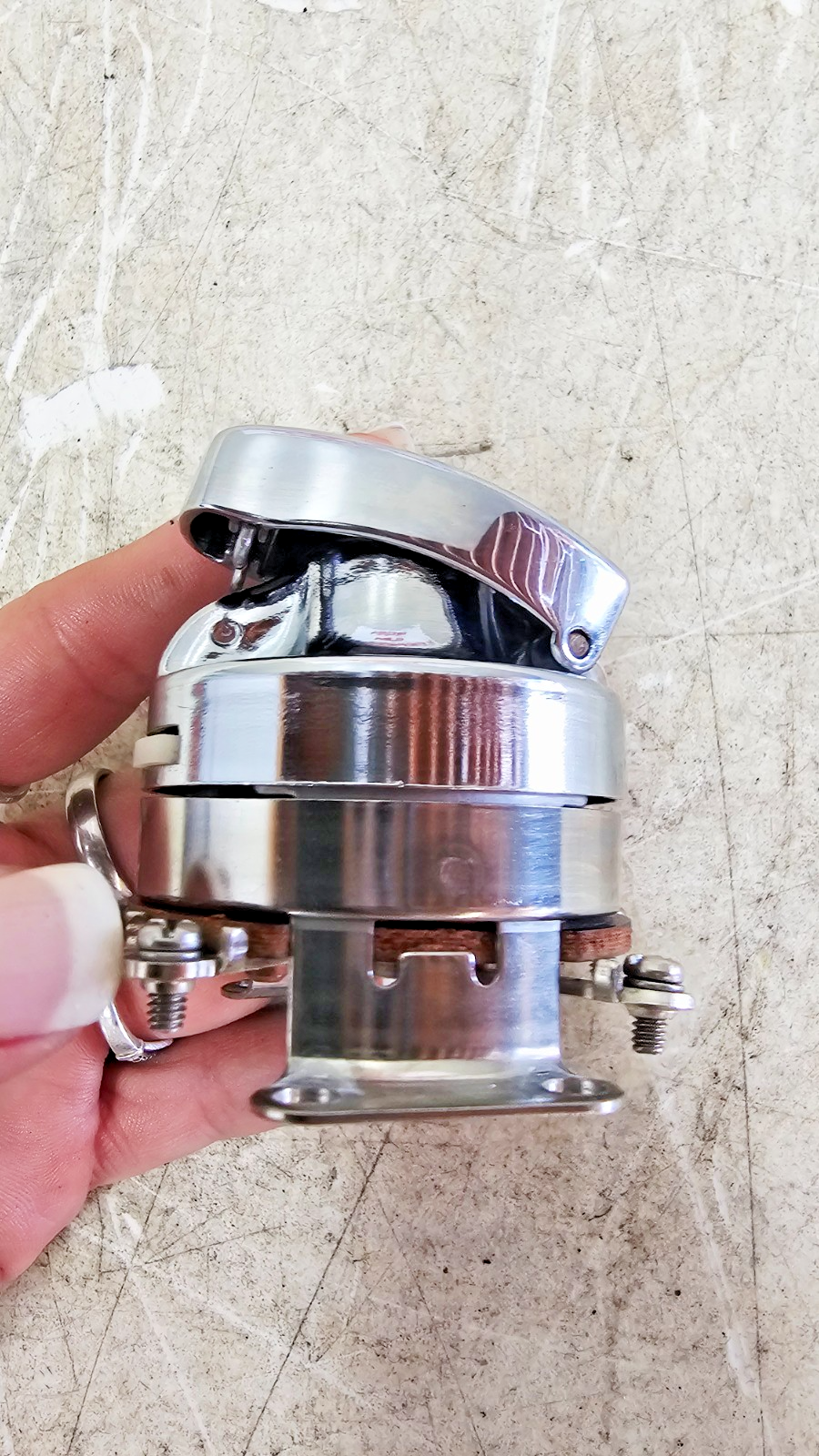 1993 HARLEY SOFTAIL Chrome Ignition Switch No Key Unlocked