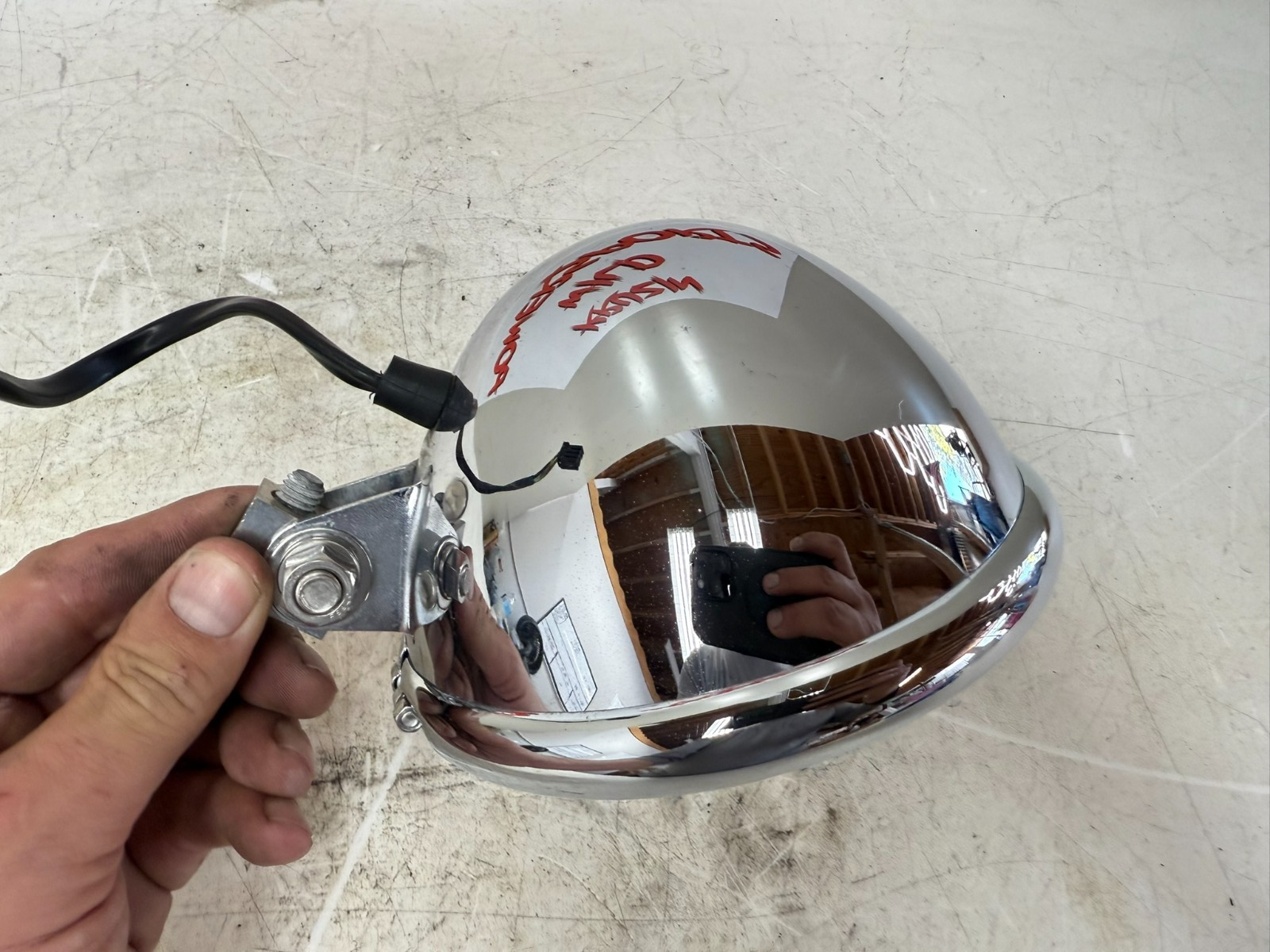 2003 HARLEY DYNA WIDE GLIDE Front Headlight Head Light Lamp