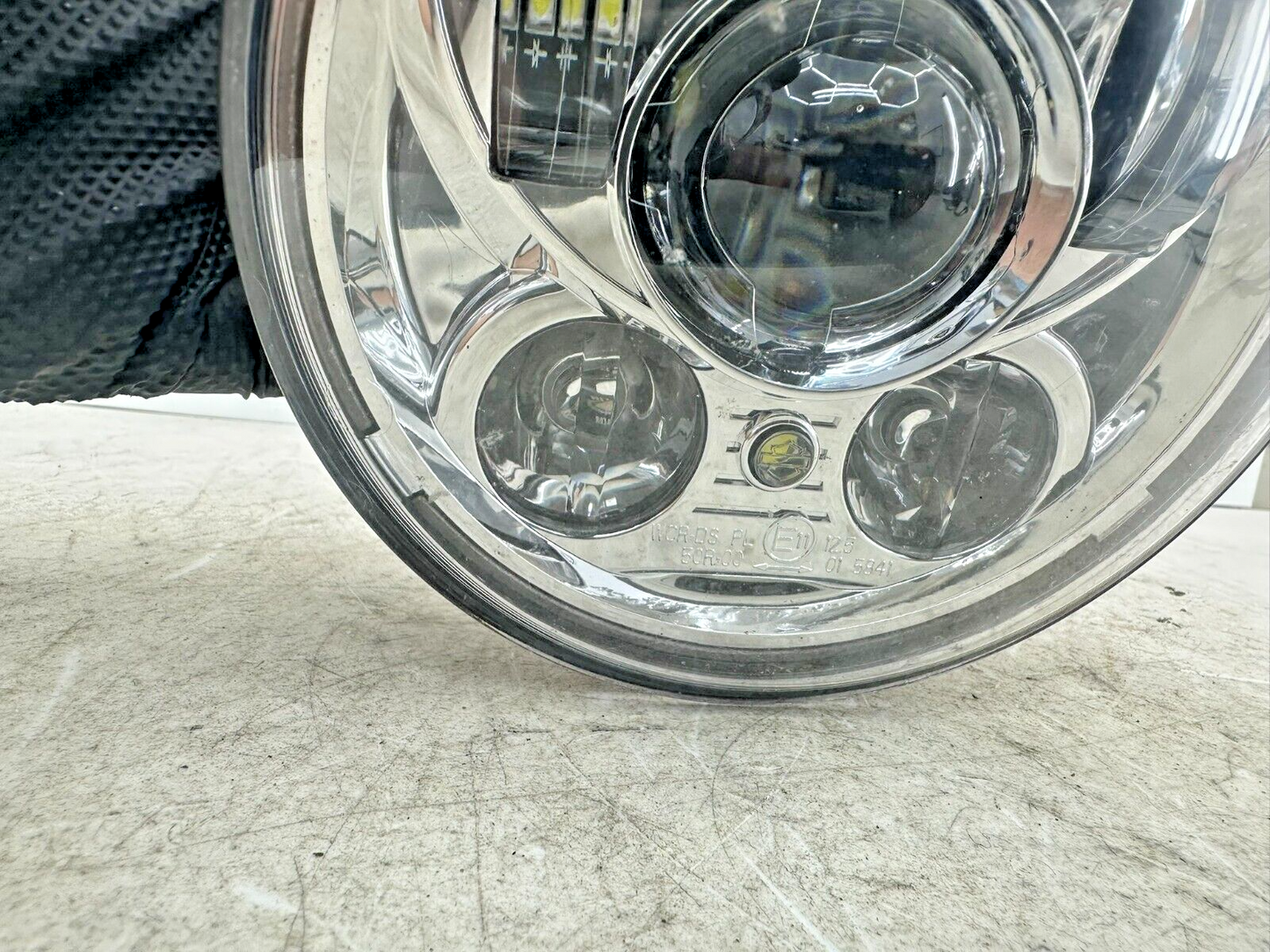 2001 HARLEY SOFTAIL Chrome Day Maker Projector LED Headlight 5.5" OEM HD