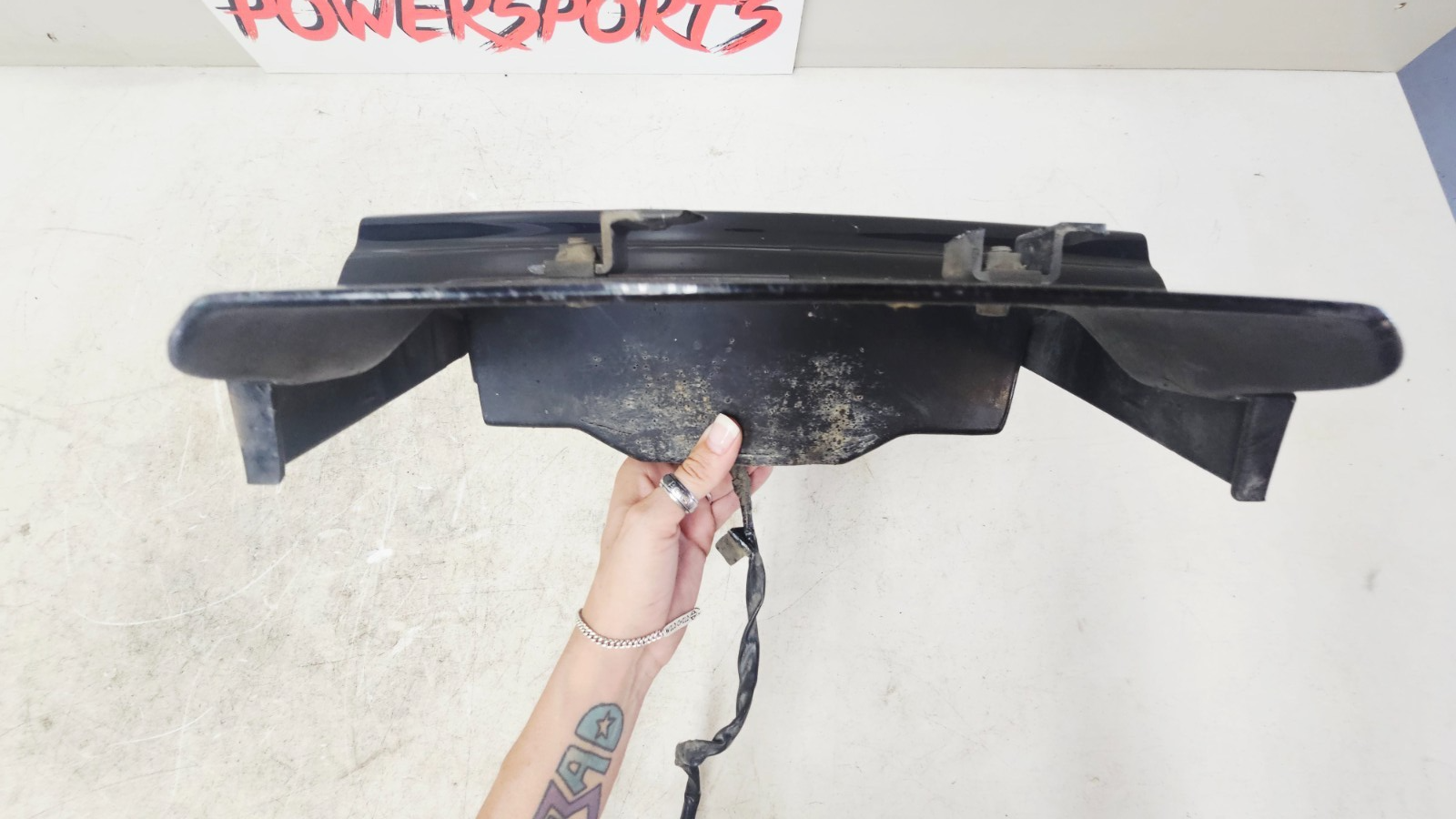 1995 HONDA GOLDWING GL1500 Lower Rear Fender Guard License Plate Holder w/ Light