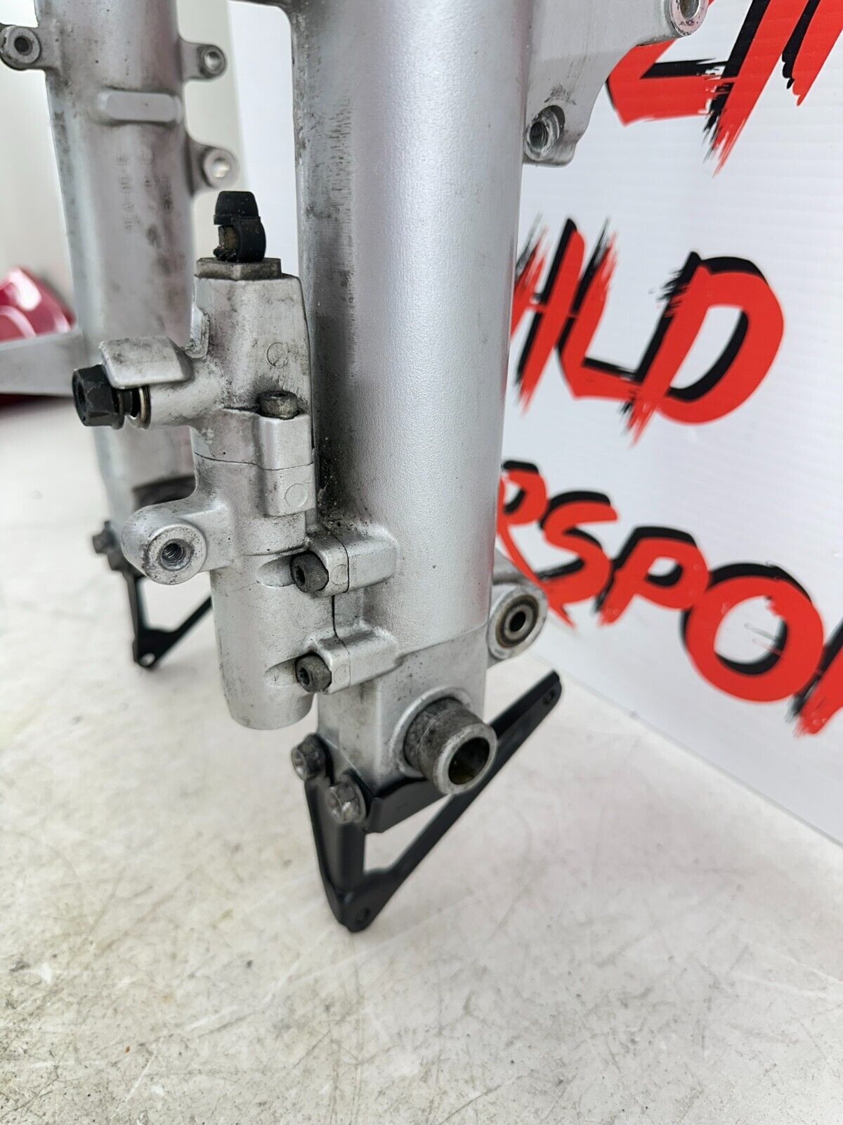 2004 Honda Goldwing GL1800 Forks Triple Top Clamp Front End W/ Axle