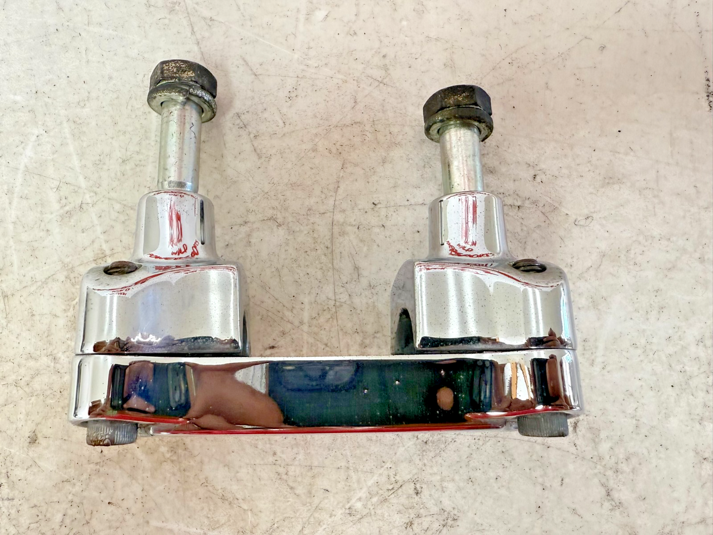 1997 HARLEY DAVIDSON SOFTAIL Handlebar Clamp Riser Chrome