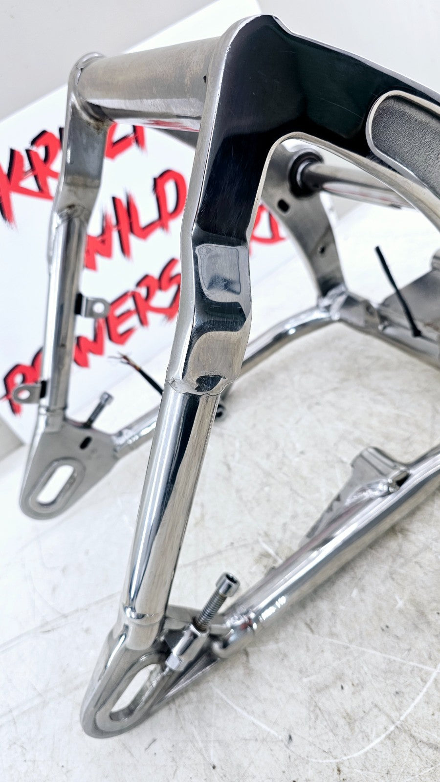 1988 HARLEY SOFTAIL Chrome Swingarm Axle Transmission Mount Bolt