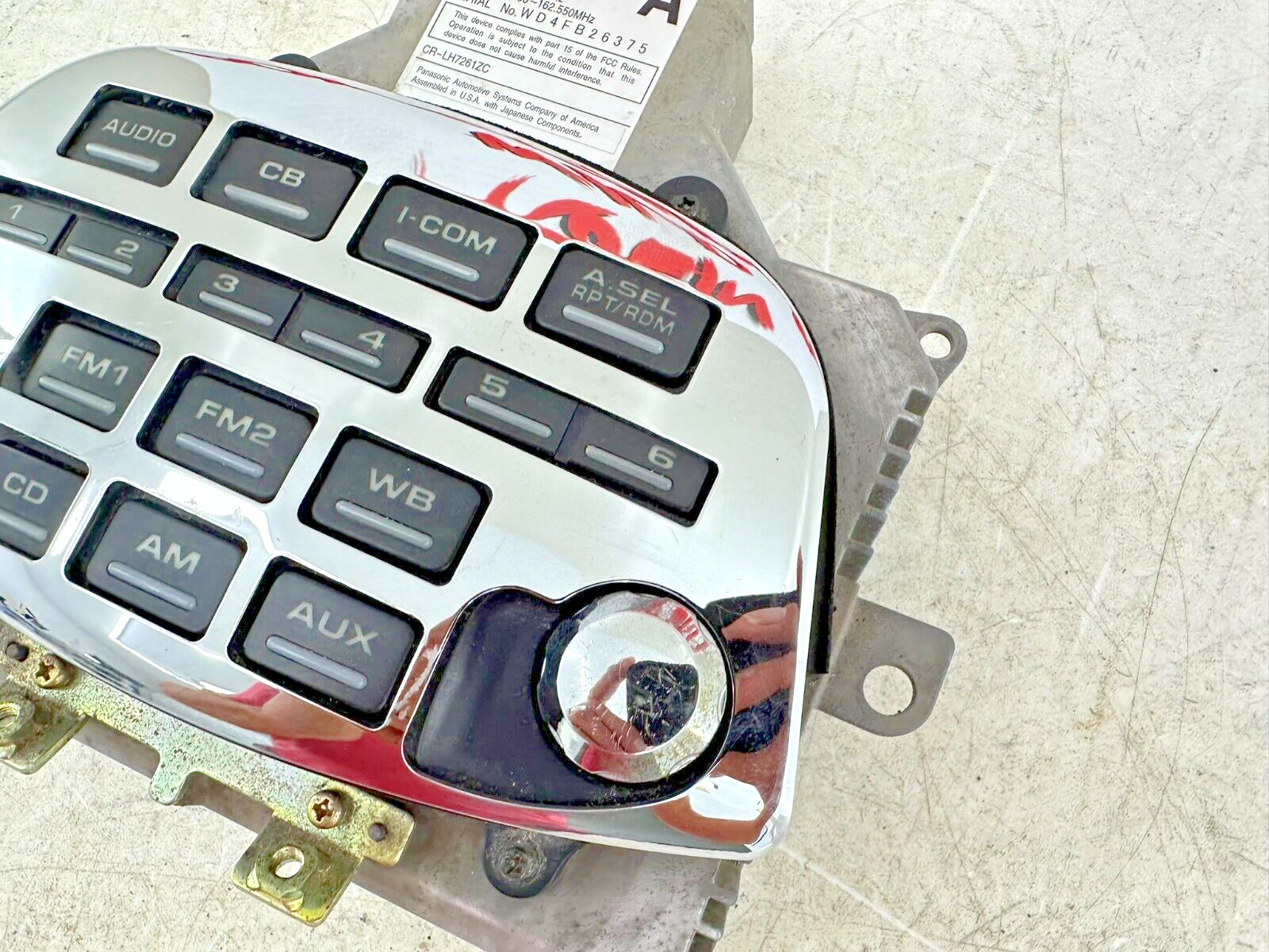 2004 Honda Goldwing GL1800 AM FM Stereo Radio Head Unit 39110-MCA-6720-M1