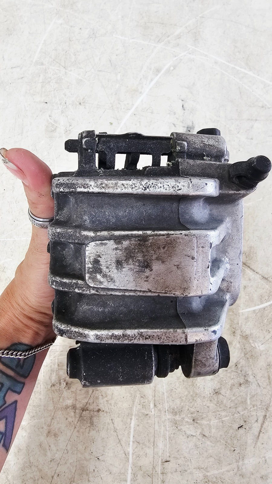 2000 HONDA VALKYRIE INTERSTATE Rear Back Brake Caliper & Mount Bracket