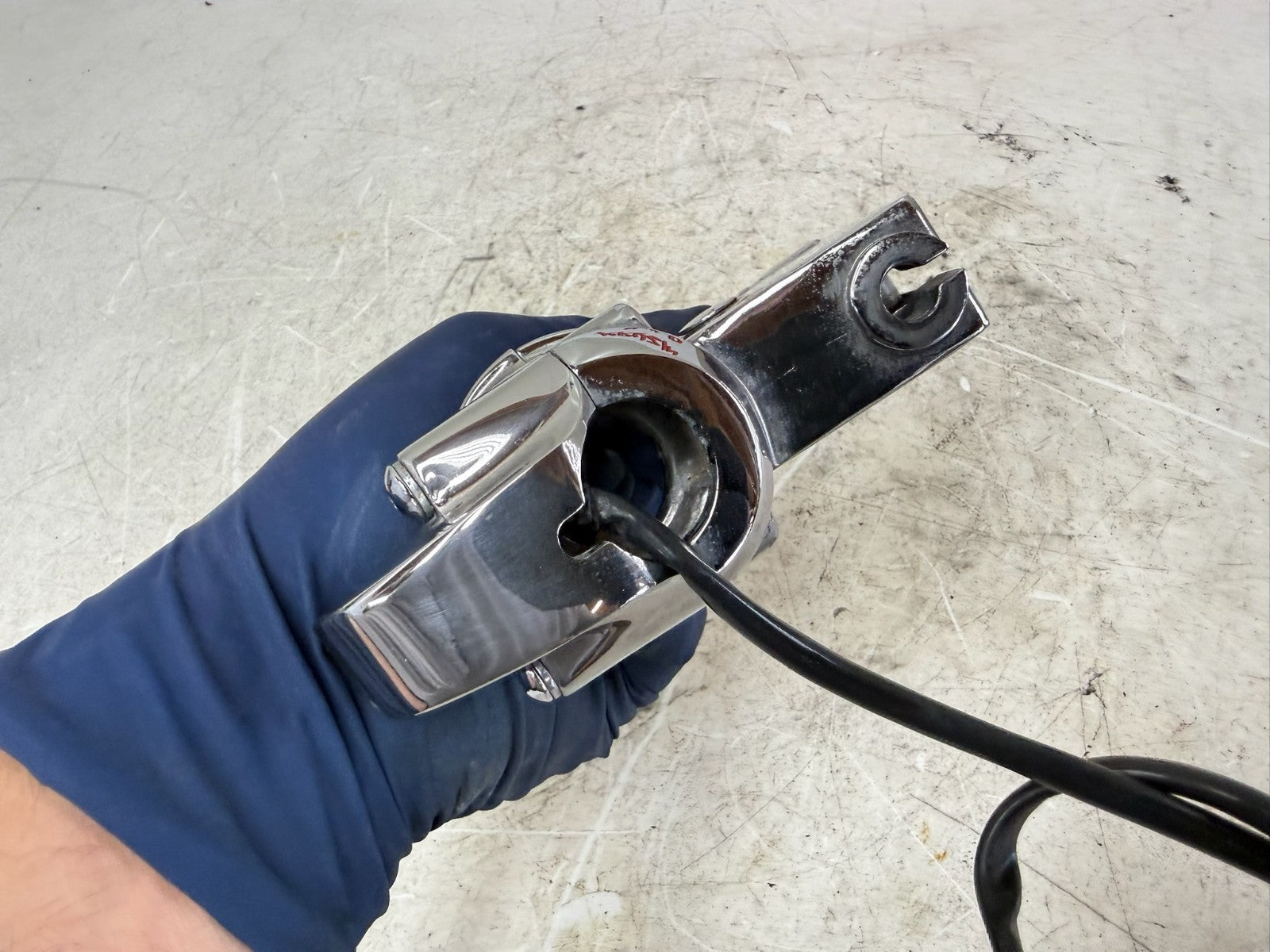 1995 HARLEY FLH ELECTRA GLIDE Clutch Perch Hand Lever Chrome