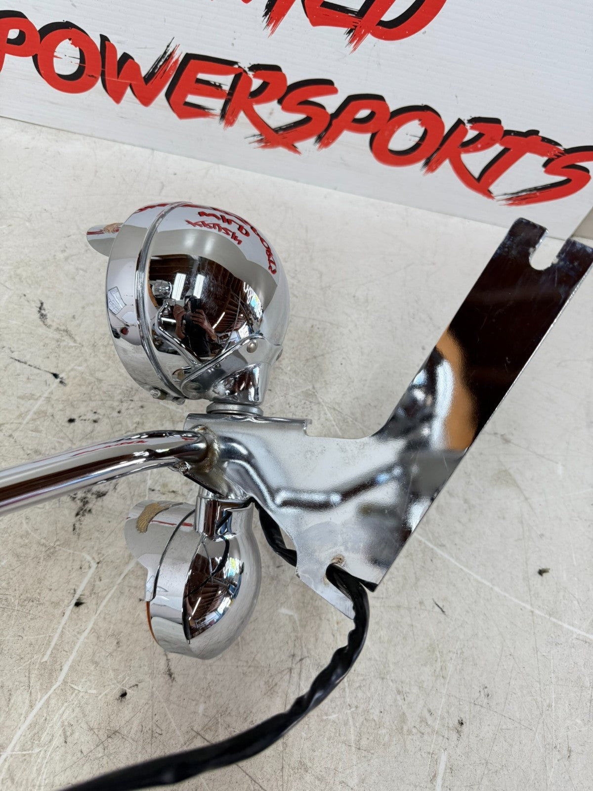 2003 HARLEY ELECTRA GLIDE Chrome Highway Fog Lamp Turn Signal Light Bar