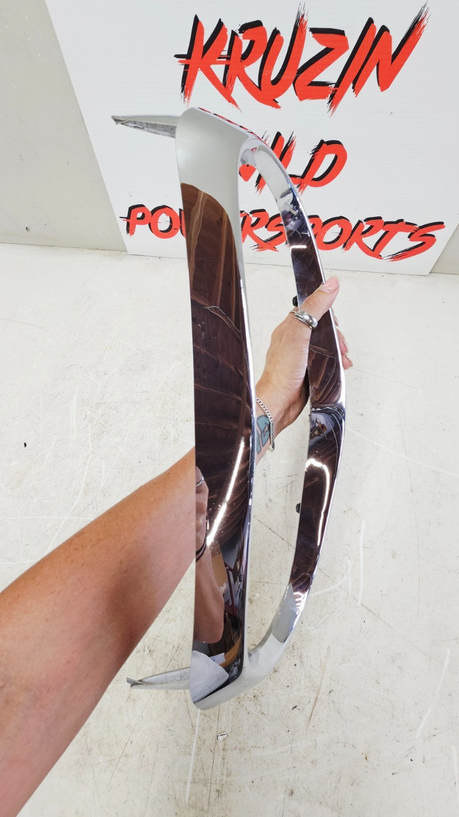 2000 HONDA VALKYRIE INTERSTATE Headlight Trim Garnish Chrome