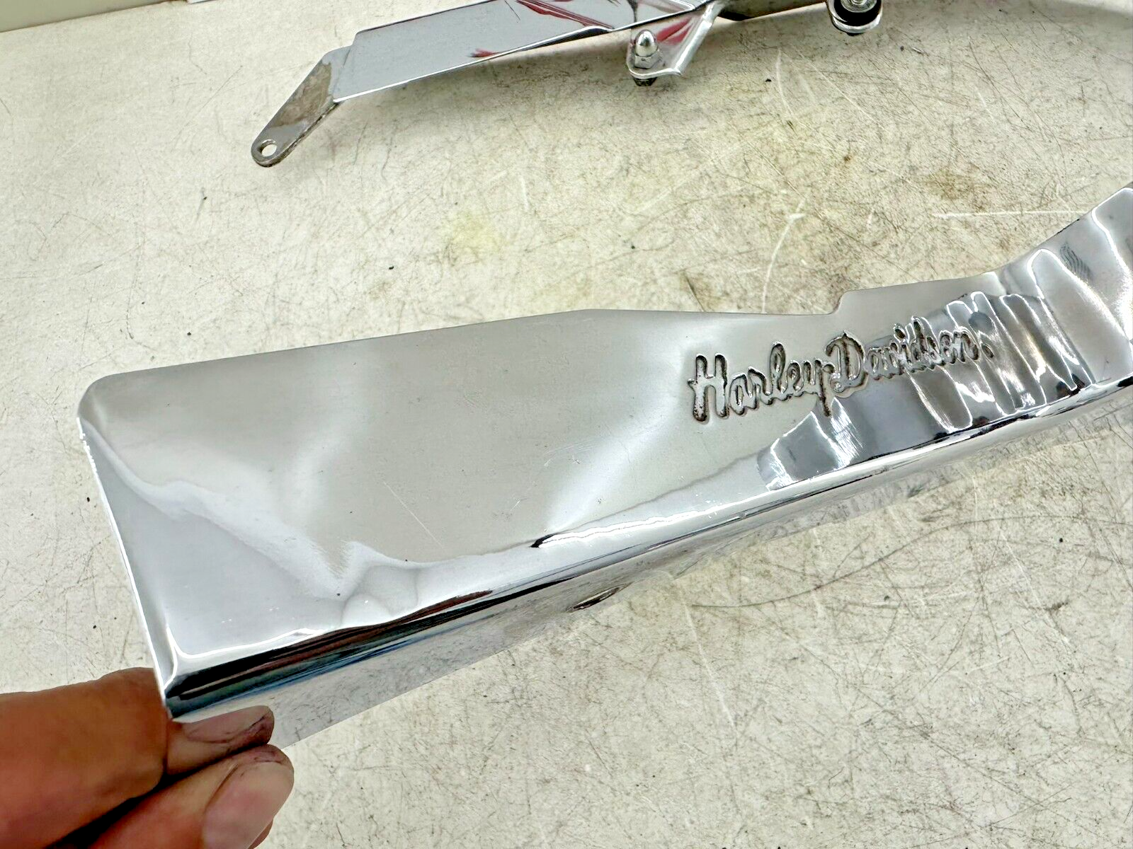 1996 HARLEY DAVIDSON SOFTAIL Chrome Upper + Lower Belt Guard Cover