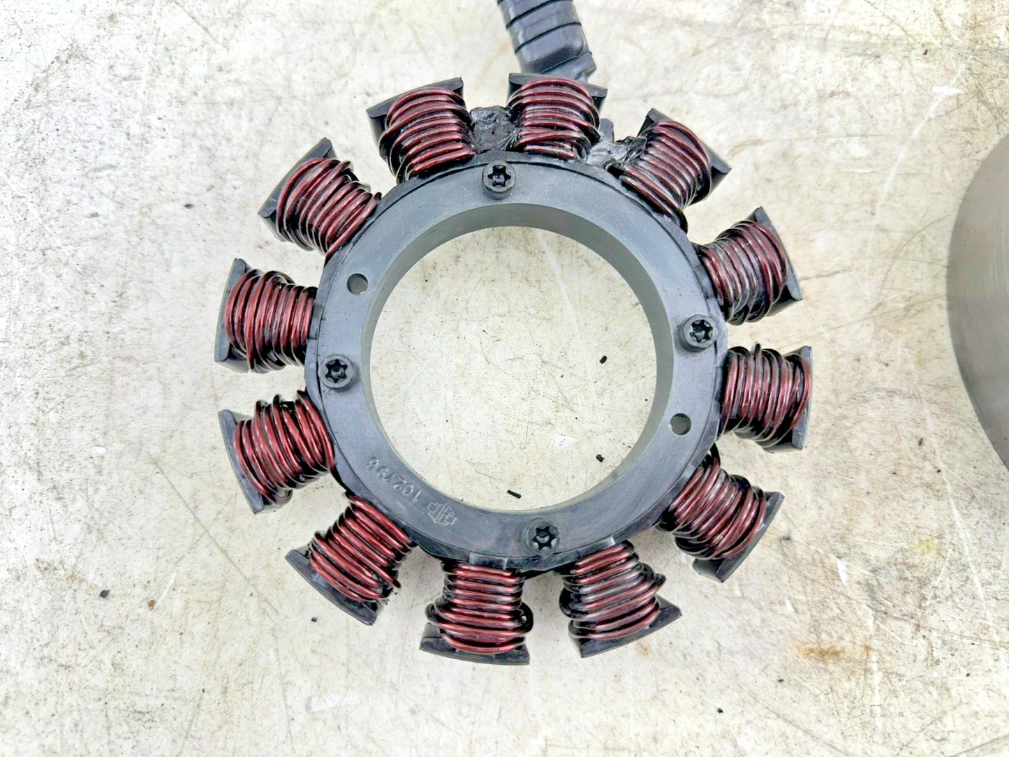 1997 HARLEY DYNA Magneto + Stator 7K Miles OEM HD