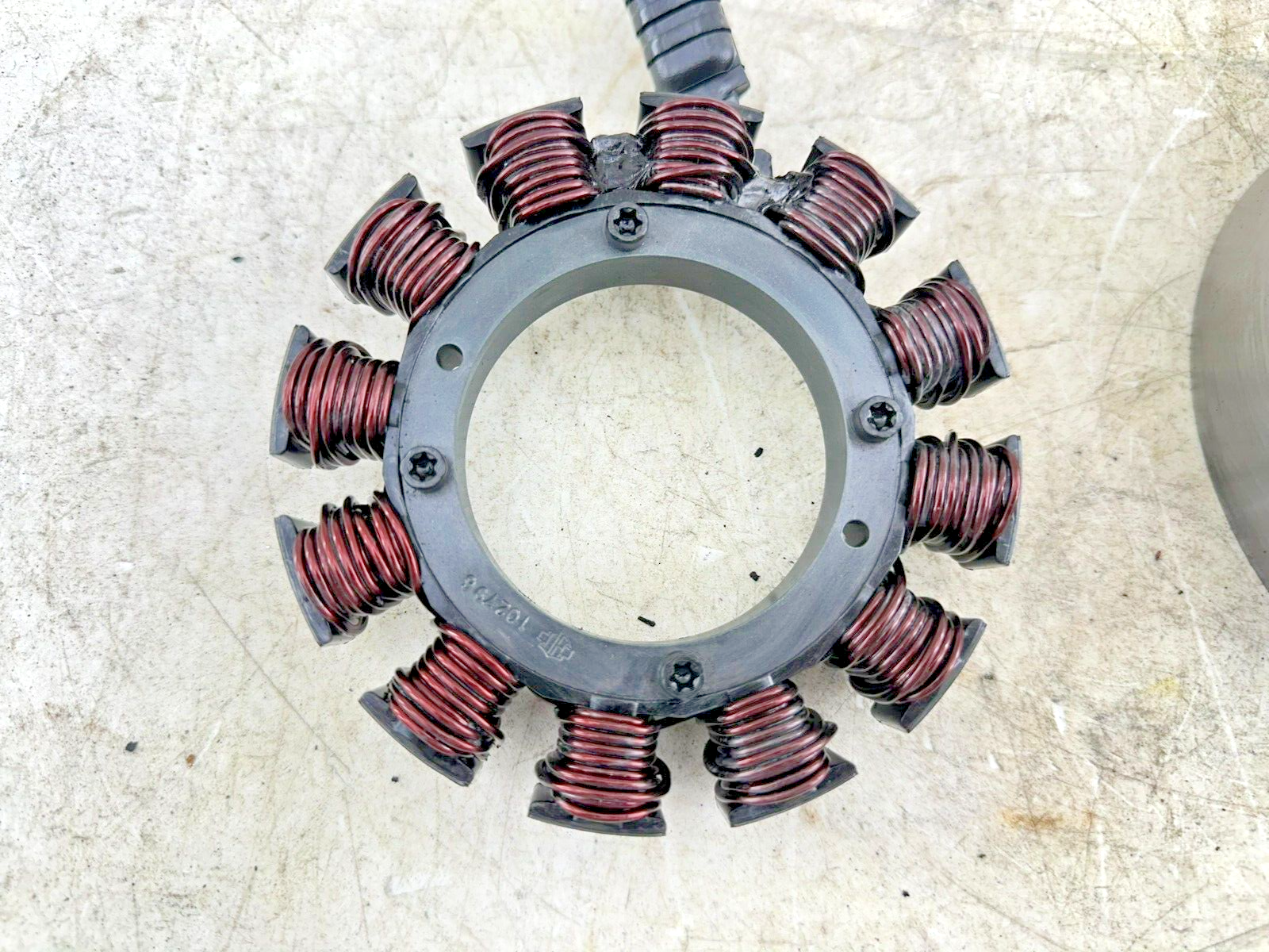 1997 HARLEY DYNA Magneto + Stator 7K Miles OEM HD