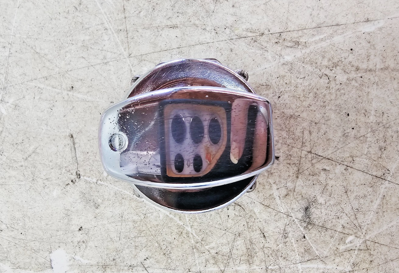 1993 HARLEY SOFTAIL Chrome Ignition Switch No Key Unlocked