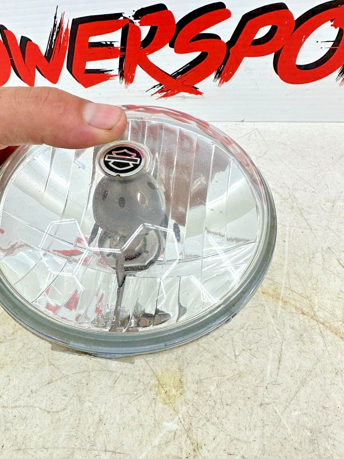 2004 UP HARLEY DAVIDSON SPORTSTER Headlight Housing + Bulb OEM HD