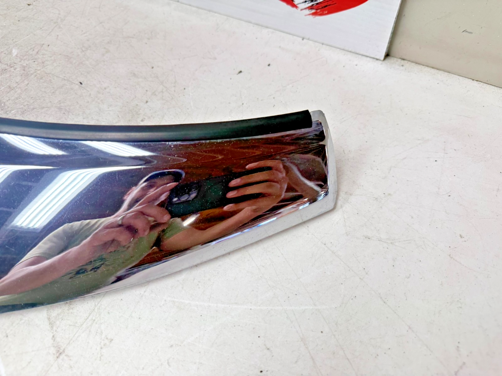 2001 HONDA VALKYRIE INTERSTATE Upper Fairing Windshield Trim Garnish Chrome