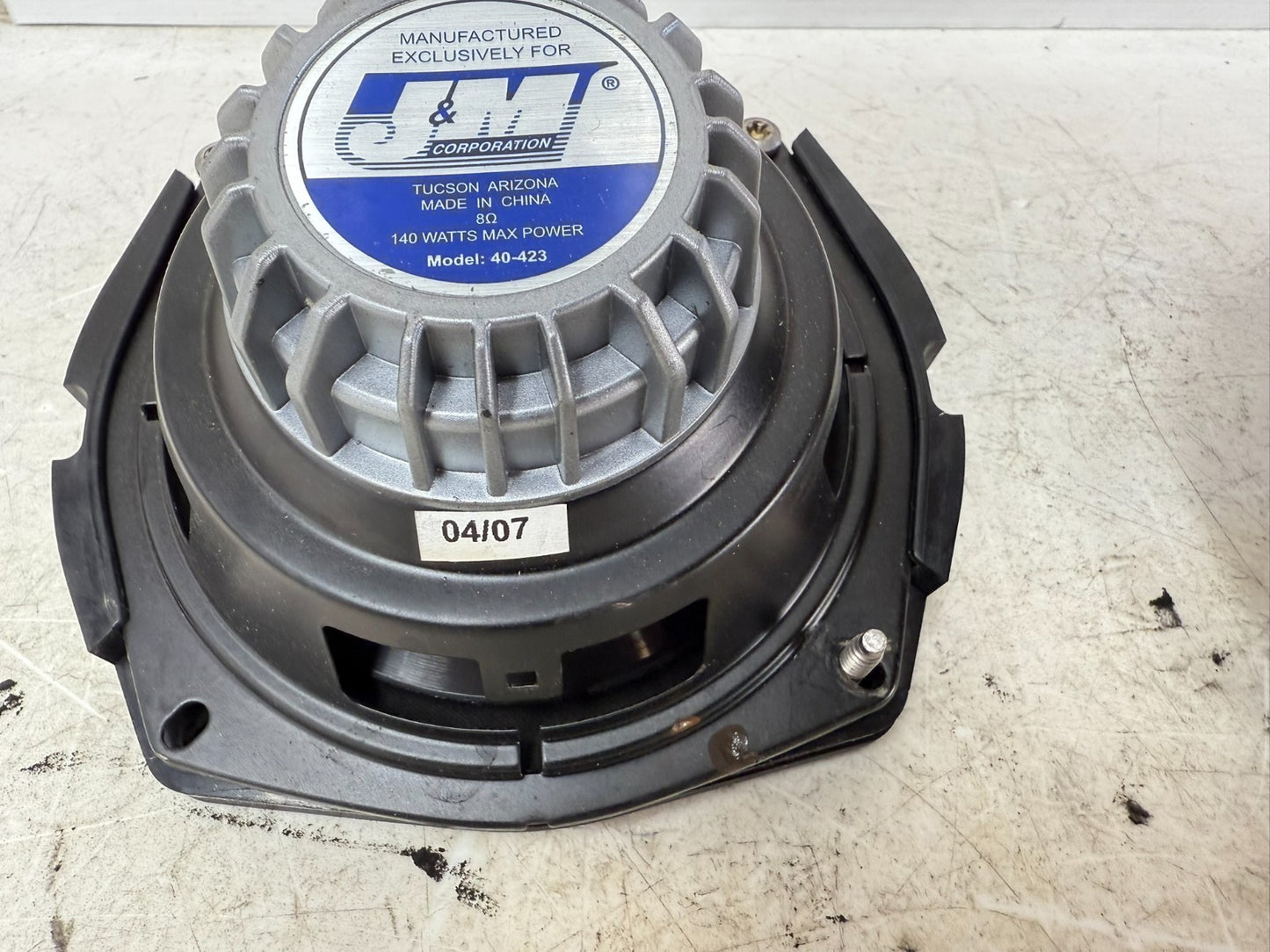 2003 HARLEY ELECTRA GLIDE Front Audio J&M Performance Speakers