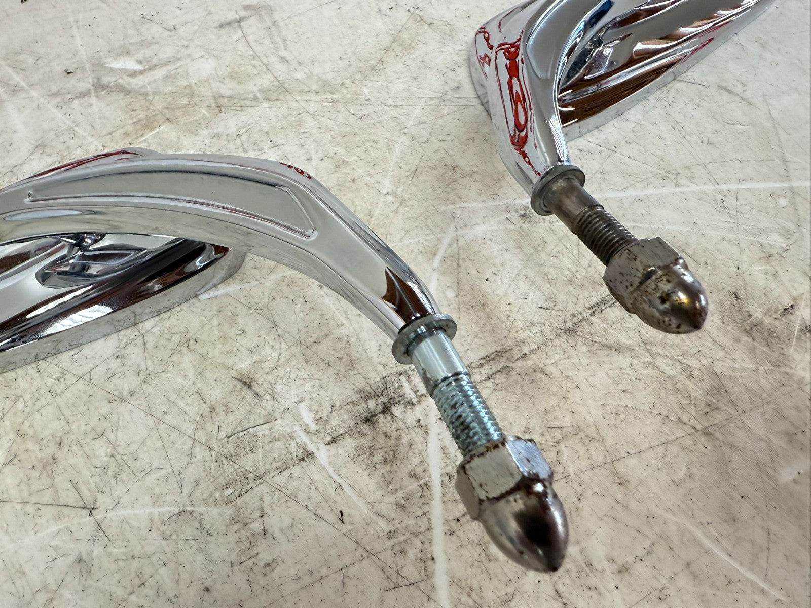 2003 HARLEY DYNA WIDE GLIDE Chrome Side Mirror Mirrors