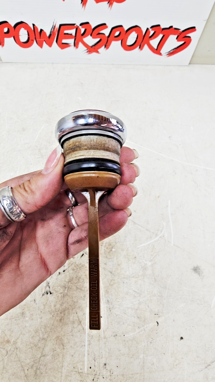 2002 HARLEY SOFTAIL Oil Reservoir Tank Cap Dipstick