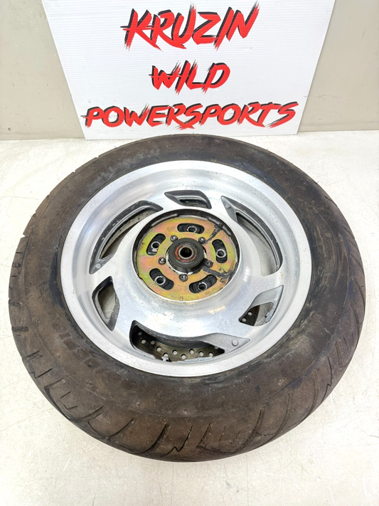 2001 HONDA VALKYRIE INTERSTATE OEM Rear Wheel Rim Tire 6 Spoke Mag