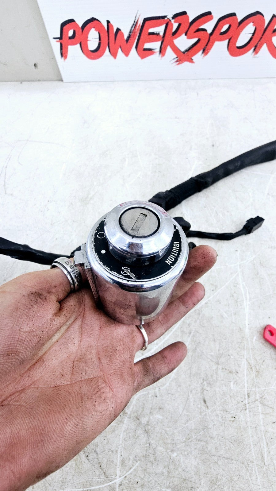 2001 Harley Davidson Sportster Headlight Wiring Harness + Ignition Switch w/ Key