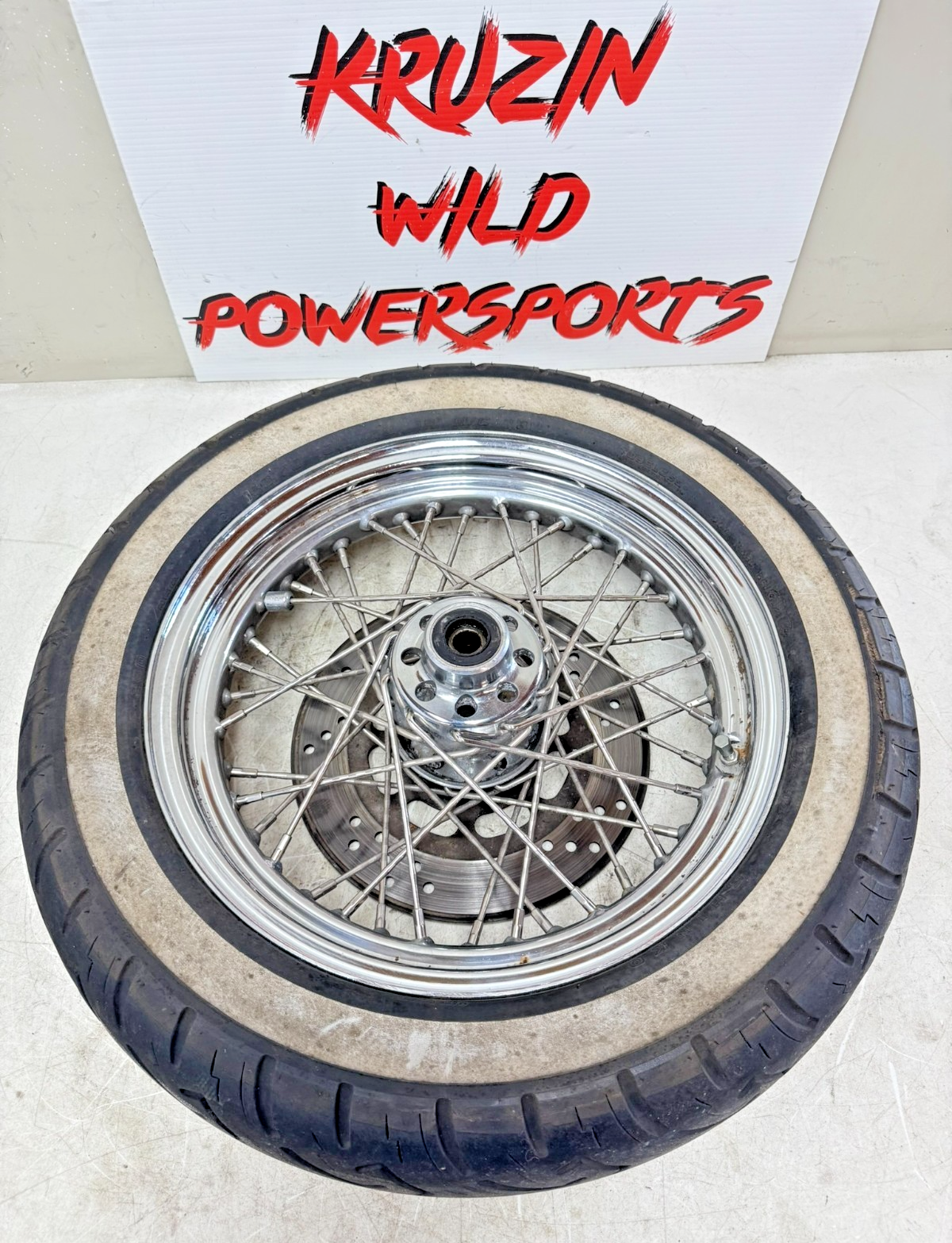 1997 HARLEY DAVIDSON SOFTAIL Front Wheel Rim Tire Laced Brake Rotor 16x3