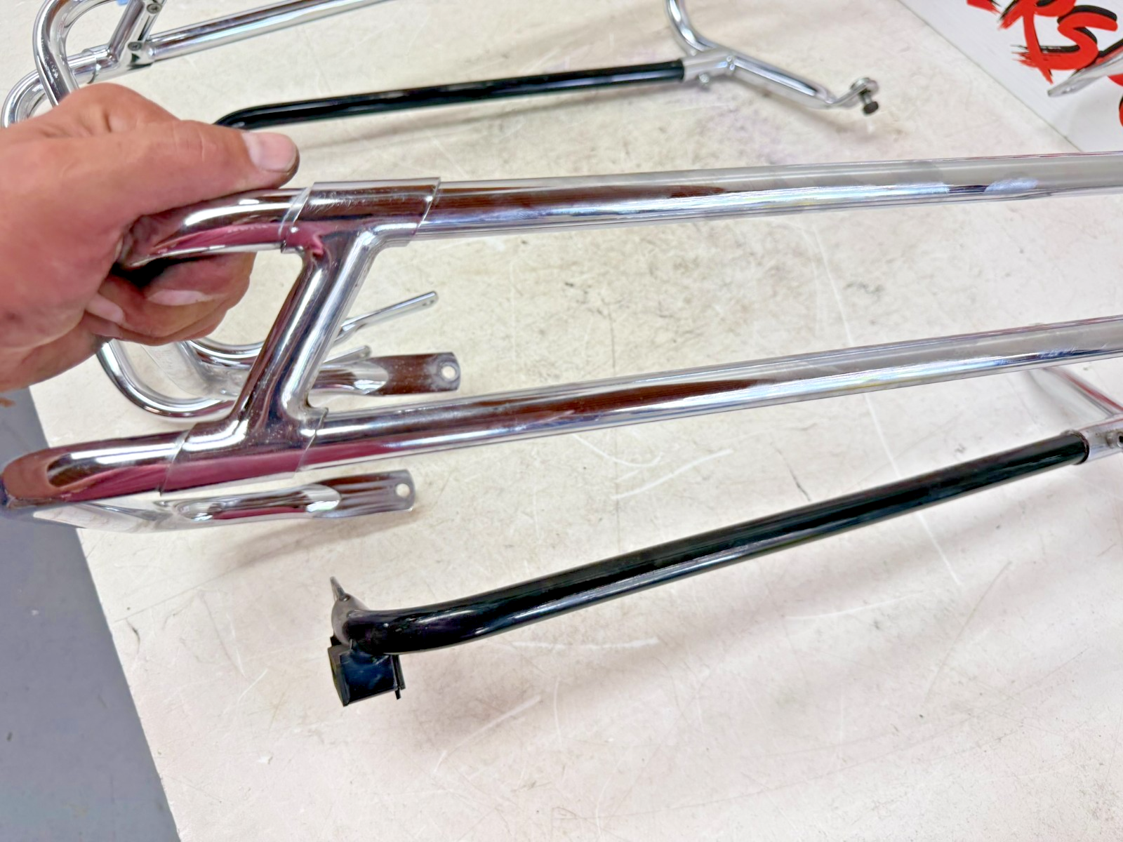 2003 HARLEY ELECTRA GLIDE Chrome Left Right Saddlebag Surround Bumper
