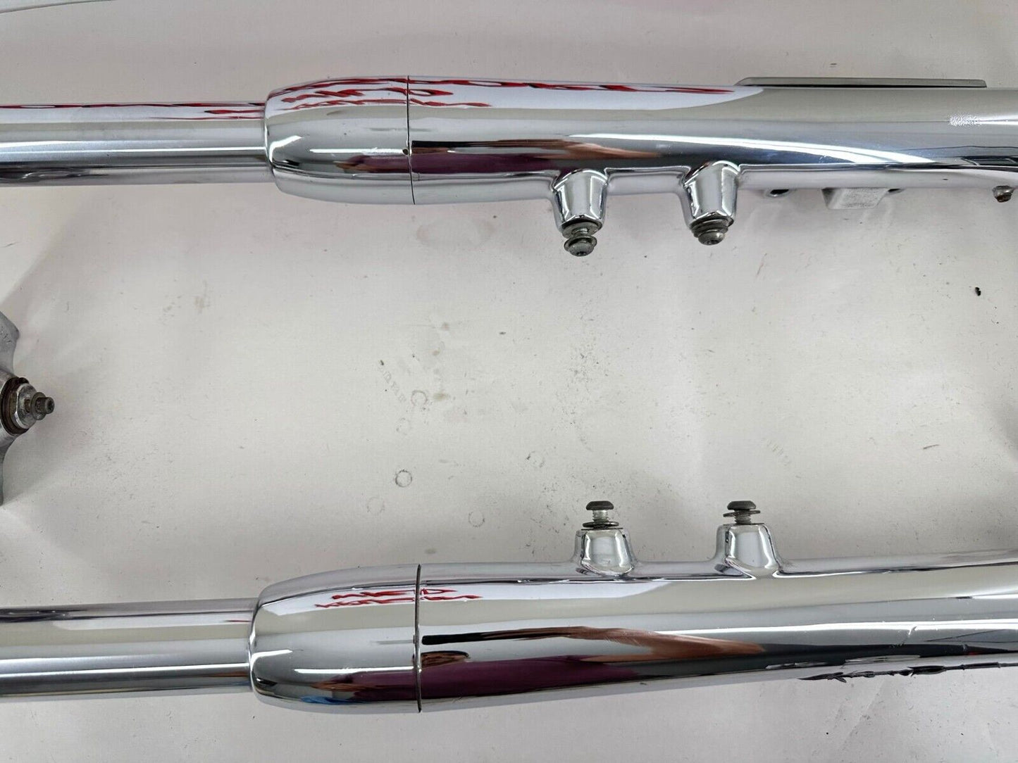 2003 HARLEY SOFTAIL DEUCE Chrome Front Forks Triple Clamps