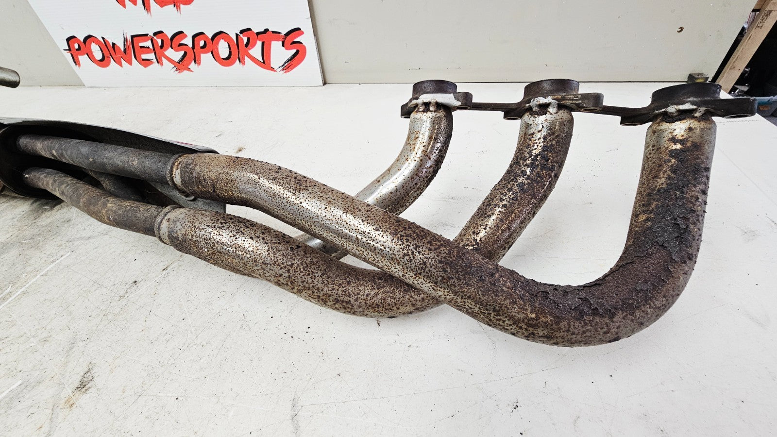 2000 HONDA VALKYRIE INTERSTATE Exhaust Header Muffler Pipe System Chrome