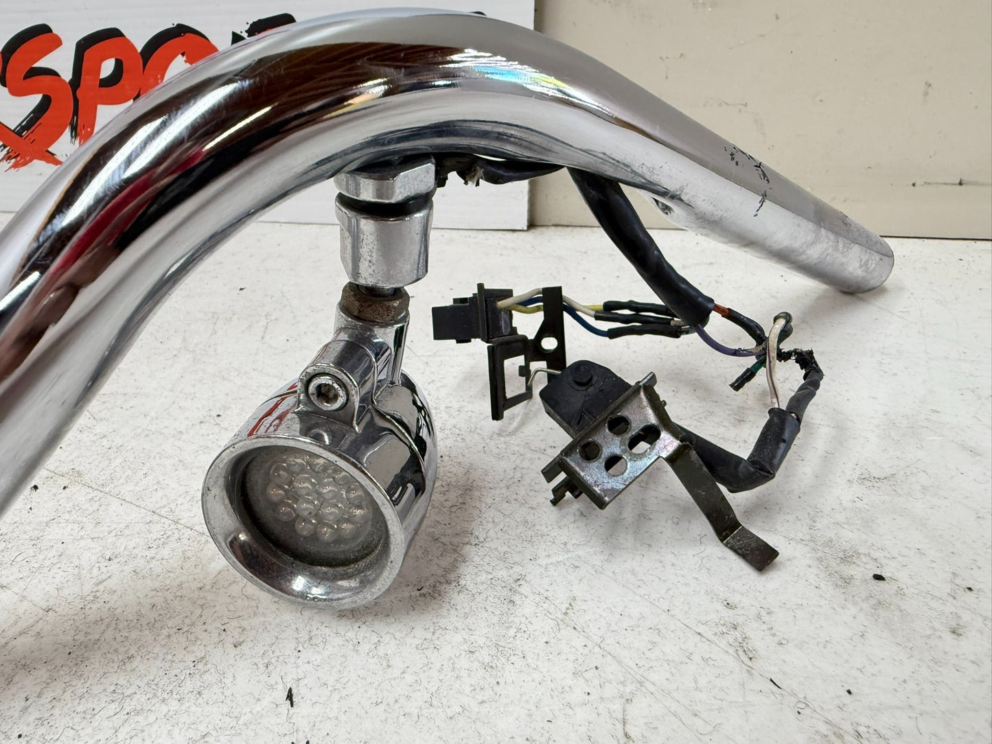 1997 HARLEY DAVIDSON SOFTAIL OEM Handlebar Handle Bars + Turn Signal Hidden Wire